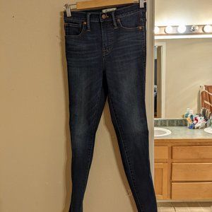 Madewell high rise skinny jeans